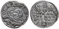 trojak 1598, Lublin, moneta czyszczona, Iger L.9