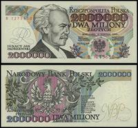 2.000.000 złotych 14.08.1992, seria B 1275650, m