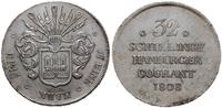 32 szylingi 1808 HSK, Hamburg, srebro 18.28 g, b