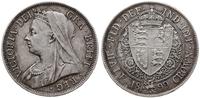 1/2 korony 1899, stara głowa królowej, S. 3938
