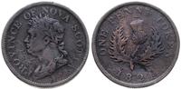 Wielka Brytania, token wartości 1 pensa, 1824