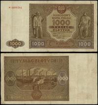 1.000 złotych 15.01.1946, seria M 4488281, wielo