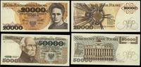 zestaw 2 banknotów, 20.000 złotych 1.02.1989 ser