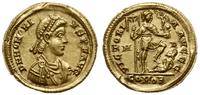 solidus 395-402, Mediolan, Aw: Popiersie cesarza