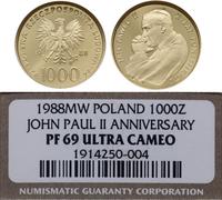 1.000 złotych 1988, Warszawa, Jan Paweł II - X L