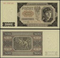 500 złotych 1.07.1948, seria CC 1797105, minimal