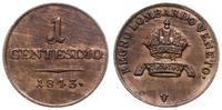 1 centym (centesimo) 1843, Wenecja, wyśmienicie 