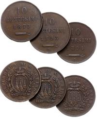 zestaw 3 monet, w skład zestawu wchodzą 3 x 10 c