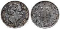 1 lir 1899, Rzym, srebro, Pagani 606