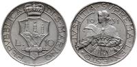 10 lirów 1931, Rzym, srebro, rzadszy rocznik, Pa