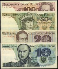 zestaw 10 banknotów, 10 złotych 1.06.1982, 20 zł