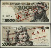 2.000 złotych 1.06.1982, seria BP 0000000, czerw