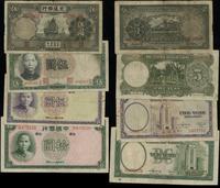 zestaw 4 banknotów, Bank of China, 5 i 10 juanów