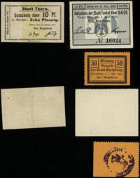 zestaw 3 bonów, Tuchola, 50 fenigów 1.04.1919; T