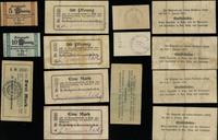 zestaw 7 bonów, Kriegsgeld, 5 i 10 fenigów 1917;