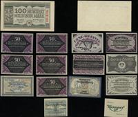 zestaw 8 bonów, 100.000.000 marek 09.1923; 50 fe