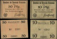 zestaw 2 bonów, 10 fenigów 9.01.1917 oraz 50 fen