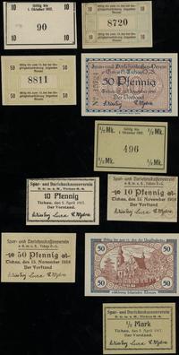 zestaw 5 bonów, 10 fenigów i 1/2 marki 5.04.1917