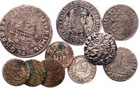 ZESTAW-10 monet Śląsk i Pomorze XVI-XVII w., Ślą