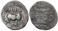 drachma 200-150 pne, Aw: Krowa stojąca w lewo ka