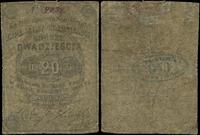 bon na 20 groszy 1862, numeracja 4034, na odwroc