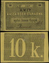 Polska, bon na 10 groszy, ok. 1860-1865