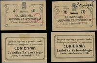 zestaw bonów, 40 halerzy bez daty (1918) i 70 fe