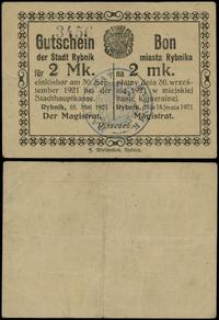 2 marki 18.05.1921, numeracja 3456, złamania, al