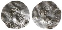 denar 1024-1039, Popiersie króla w lewo / Napis 