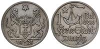 1 gulden 1923, Utrecht, Koga, srebro próby 750, 