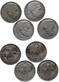 Niemcy, 4 x 2 marki, 1936-1939