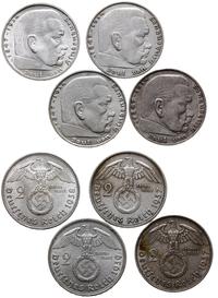 Niemcy, 4 x 2 marki, 1937-1939