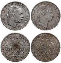 Austria, 2 x 1 floren, 1860, 1878