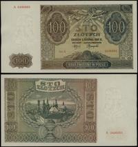 100 złotych 1.08.1941, seria A 0496882, minimaln