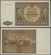 1.000 złotych 15.01.1946, seria A 7149602, złama