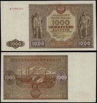 1.000 złotych 15.01.1946, seria A 4865224, złama