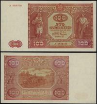 100 złotych 15.05.1946, seria A 3806736, lekko z