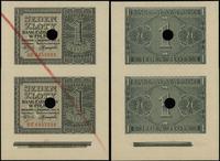 2 x 1 złoty 1.08.1941, czterokrotnie perferowane
