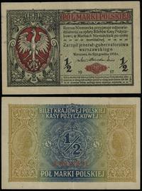 1/2 marki polskiej 9.12.1916, jenerał, seria A 6