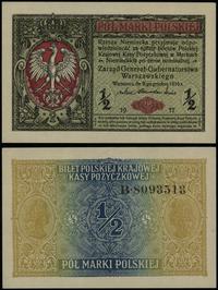 1/2 marki polskiej 9.12.1916, Generał, seria B 8