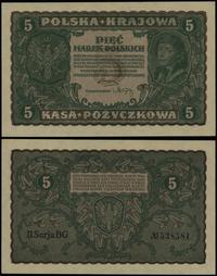 5 marek polskich 23.08.1919, seria II-BG 538581,