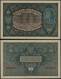 10 marek polskich 23.08.1919, seria II-W 350631,