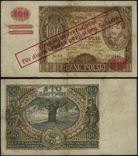 100 złotych 1939, nadruk na banknocie 100 złotyc