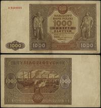 1.000 złotych 15.01.1946, seria D 9409988, wielo