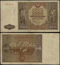 1.000 złotych 15.01.1946, seria D 2132120, wielo