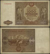 1.000 złotych 15.01.1946, seria P 0556424, wielo