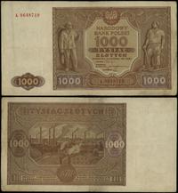 1.000 złotych 15.01.1946, seria L 8648719, wielo