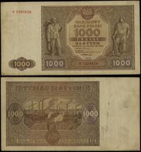 1.000 złotych 15.01.1946, seria P 5294620, wielo
