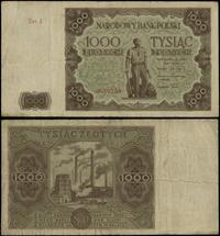 1.000 złotych 15.07.1947, seria A 0980750, złama
