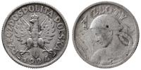 1 złoty 1924, Paryż - róg i pochodnia, popiersie